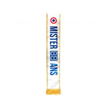Écharpe Tricolore Mister personnalisable | jourdefete.com