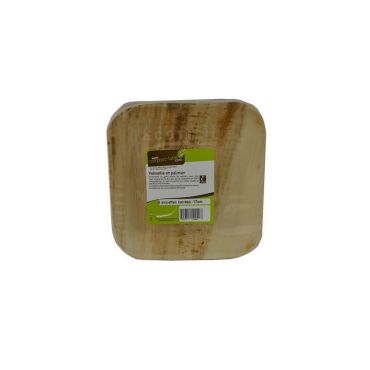 6 assiettes carrées en palmier de 17 x 17 cm | jourdefete.com 6 assiettes carrées en palmier de 17 x 17 cm | jourdefete.com