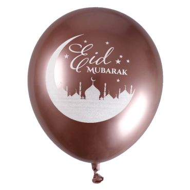 6 ballons en latex de la collection eid mubarak rose gold 6 ballons en latex de la collection eid mubarak rose gold