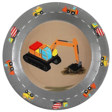 Un splendide lot de 10 assiettes de la collection "En chantier" pour l'anniversaire de votre enfant | jourdefete.com Un splendide lot de 10 assiettes de la collection "En chantier" pour l'anniversaire de votre enfant | jourdefete.com