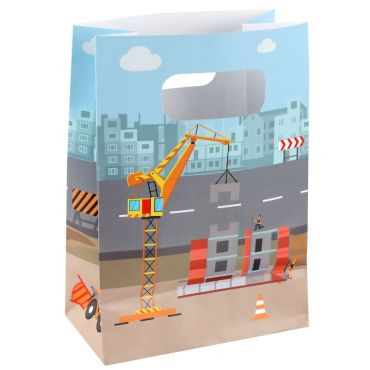Un lot de 10 sacs cadeaux pour l'anniversaire "En chantier" de votre enfant | jourdefete.com Un lot de 10 sacs cadeaux pour l'anniversaire "En chantier" de votre enfant | jourdefete.com