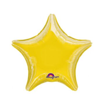 Ballon Hélium Etoile Jaune - 48 cm Ballon Hélium Etoile Jaune - 48 cm