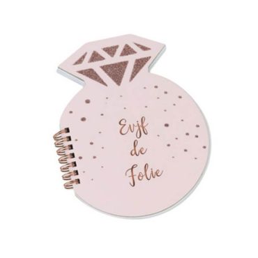Carnet Diamant - EVJF de Folie - Rose Gold | jourdefete.com Carnet Diamant - EVJF de Folie - Rose Gold | jourdefete.com