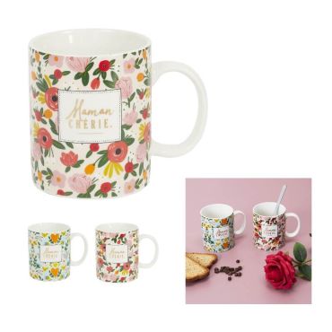 mug maman chérie avec des fleurs mug maman chérie avec des fleurs
