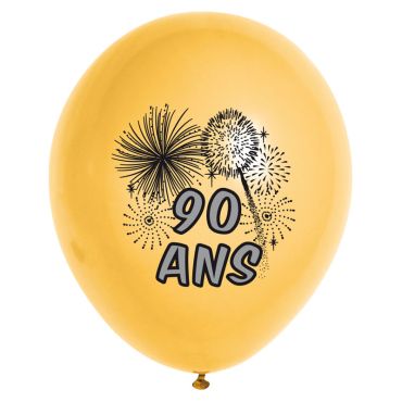 Ballons de Baudruche Anniversaire 90 ans Ballons de Baudruche Anniversaire 90 ans
