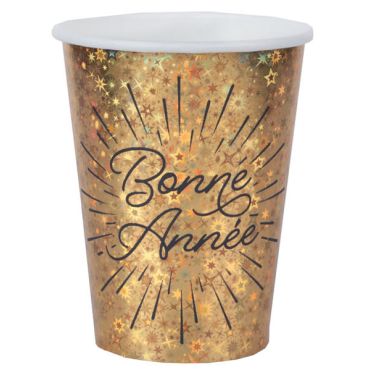 10 gobelets en carton bonne annee etincelant | jourdefete.com 10 gobelets en carton bonne annee etincelant | jourdefete.com