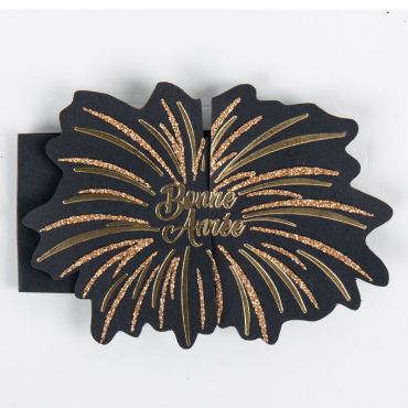 8 ronds de serviette bonne année noir et or | jourdefete.com 8 ronds de serviette bonne année noir et or | jourdefete.com