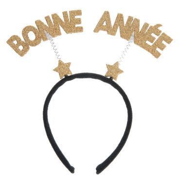 un serre-tête bonne année à paillettes | jourdefete.com un serre-tête bonne année à paillettes | jourdefete.com