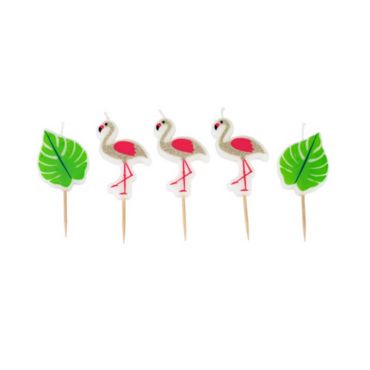 bougie-flamant-rose-tropical | jourdefete.com bougie-flamant-rose-tropical | jourdefete.com