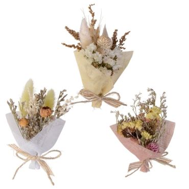 Mini bouquet de fleurs séchées - Modèle aléatoire Mini bouquet de fleurs séchées - Modèle aléatoire