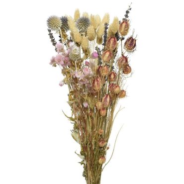 Bouquet sur tige de fleurs séchées - 45 cm | jourdefete.com Bouquet sur tige de fleurs séchées - 45 cm | jourdefete.com