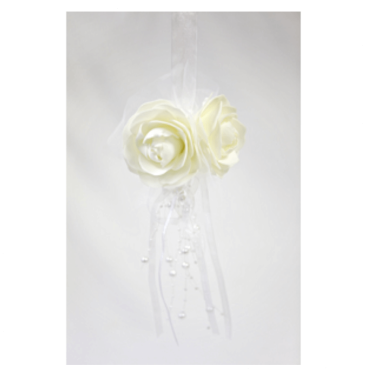 Suspension Roses et Perles - Blanc Suspension Roses et Perles - Blanc