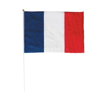 drapeau tricolore de la France avec manche de 45 cm | jourdefete.com drapeau tricolore de la France avec manche de 45 cm | jourdefete.com