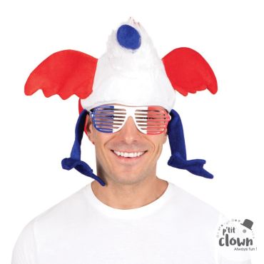 Lunettes barreaudées tricolores bleu blanc rouge pour festivités | jourdefete.com Lunettes barreaudées tricolores bleu blanc rouge pour festivités | jourdefete.com
