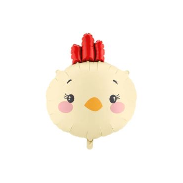 Ballon en aluminium en forme de tête de poule mignonne avec une crête rouge pour décoration de fête d'anniversaire ferme | jourdefete.com Ballon en aluminium en forme de tête de poule mignonne avec une crête rouge pour décoration de fête d'anniversaire ferme | jourdefete.com