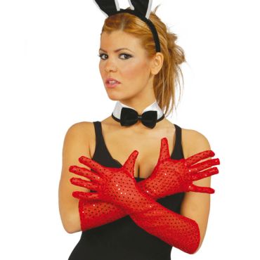 Accessoire Gants de Diablesse Paillettes Accessoire Gants de Diablesse Paillettes