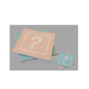 20 serviettes en papier gender reveal avec point interrogation 20 serviettes en papier gender reveal avec point interrogation
