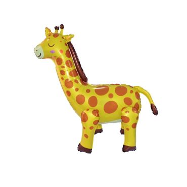 Ballon air 3D girafe jaune à taches oranges, déco anniversaire safari | jourdefete.com Ballon air 3D girafe jaune à taches oranges, déco anniversaire safari | jourdefete.com