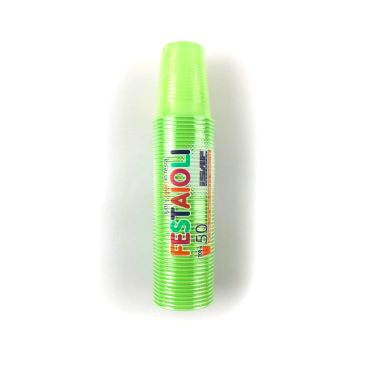 Gobelets x50 - Vert tendre Gobelets x50 - Vert tendre