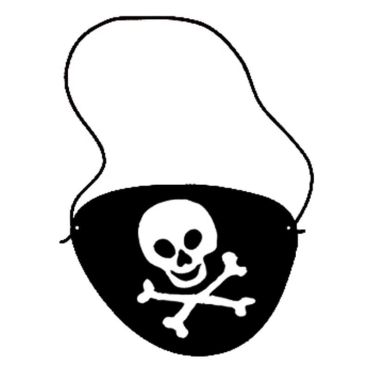 Lot de 6 Cache-Oeils de Pirate Lot de 6 Cache-Oeils de Pirate