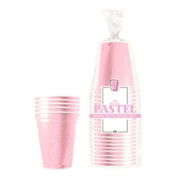 Pack de 20 Gobelets Beer Pong - Rose Pastel Pack de 20 Gobelets Beer Pong - Rose Pastel