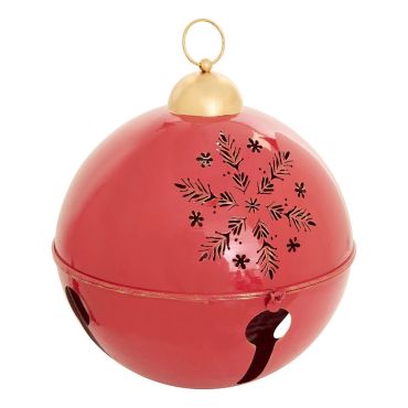 Grelot métallique géant de Noël avec étoiles décoratives | jourdefete.com Grelot métallique géant de Noël avec étoiles décoratives | jourdefete.com