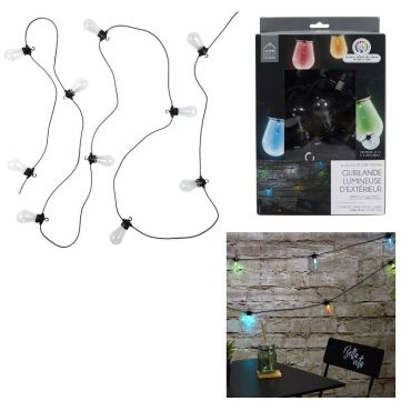 guirlande lumineuse ampoules couleurs changeantes de 5 mètres | jourdefete.com guirlande lumineuse ampoules couleurs changeantes de 5 mètres | jourdefete.com