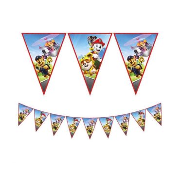Une guirlande de 9 fanions pour l'anniversaire Pat' Patrouille de votre enfant | jourdefete.com Une guirlande de 9 fanions pour l'anniversaire Pat' Patrouille de votre enfant | jourdefete.com