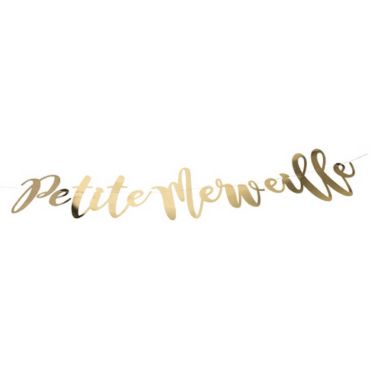 guirlande-or-petite-merveille-bapteme-baby-shower | jourdefete.com guirlande-or-petite-merveille-bapteme-baby-shower | jourdefete.com