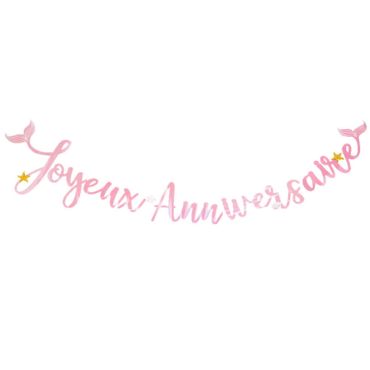 guirlande joyeux anniversaire sirène avec paillettes | jourdefete.com guirlande joyeux anniversaire sirène avec paillettes | jourdefete.com