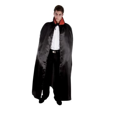 Cape de Vampire Noire Satinée Cape de Vampire Noire Satinée