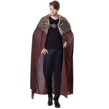 Cape avec Fourrure Roi Cerf Adulte 