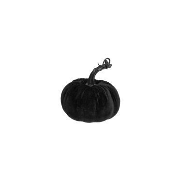 Avec cette citrouille noire en velours de 10 cm de diamètre, votre décoration d'Halloween sera encore plus riche | jourdefete.com Avec cette citrouille noire en velours de 10 cm de diamètre, votre décoration d'Halloween sera encore plus riche | jourdefete.com