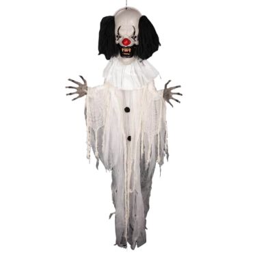 Pour Halloween, prenez cet horrible clown animé à suspendre - 175 cm pour terrifier vos invités | jourdefete.com Pour Halloween, prenez cet horrible clown animé à suspendre - 175 cm pour terrifier vos invités | jourdefete.com