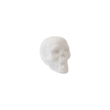 Mini crâne décoratif blanc à l'aspect texturé pour décoration de table de mort Halloween | jourdefete.com Mini crâne décoratif blanc à l'aspect texturé pour décoration de table de mort Halloween | jourdefete.com