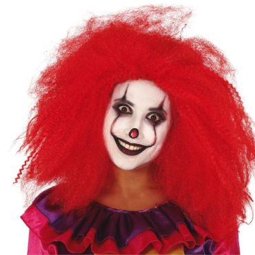 perruque-rouge-clown-halloween-carnaval|jourdefete.com perruque-rouge-clown-halloween-carnaval|jourdefete.com