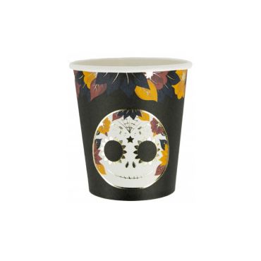 8 gobelets en carton day of the dead automne de 20 cl 8 gobelets en carton day of the dead automne de 20 cl
