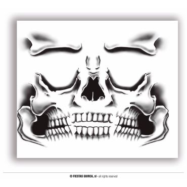 Tatouez-vous le visage avec cette apparence de squelette | jourdefete.com Tatouez-vous le visage avec cette apparence de squelette | jourdefete.com