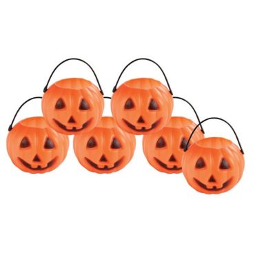 Sachet de 6 mini pots en forme de citrouille Sachet de 6 mini pots en forme de citrouille
