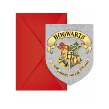 Cartes d’invitation Harry Potter avec enveloppe rouge pour anniversaire magique | jourdefete.com Cartes d’invitation Harry Potter avec enveloppe rouge pour anniversaire magique | jourdefete.com