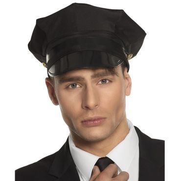 Casquette de Chauffeur Noire pour Homme Casquette de Chauffeur Noire pour Homme