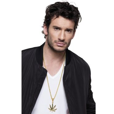 Collier Feuille de Cannabis Doré Collier Feuille de Cannabis Doré