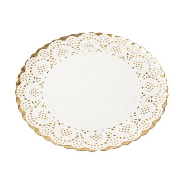 J0370032 plateaux ronds avec dentelle diamètre 30cm or x5 | jourdefete.com J0370032 plateaux ronds avec dentelle diamètre 30cm or x5 | jourdefete.com