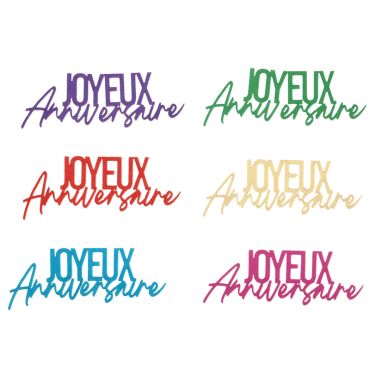 Confettis "Joyeux Anniversaire" multicolores pour table de fête | jourdefete.com Confettis "Joyeux Anniversaire" multicolores pour table de fête | jourdefete.com
