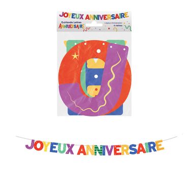 Guirlande articulée de lettres Joyeux Anniversaire multicolores 4 mètres pour décoration enfant | jourdefete.com Guirlande articulée de lettres Joyeux Anniversaire multicolores 4 mètres pour décoration enfant | jourdefete.com
