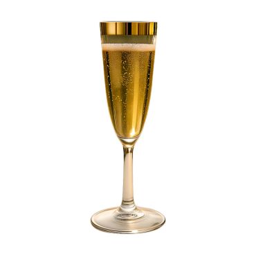 Verres à champagne avec bordure dorée pour fête | jourdefete.com Verres à champagne avec bordure dorée pour fête | jourdefete.com