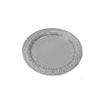6 Assiettes "Festive" - Gris 6 Assiettes "Festive" - Gris