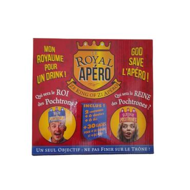 Jeu à boire - Le Royal Apéro | joudefete.com Jeu à boire - Le Royal Apéro | joudefete.com