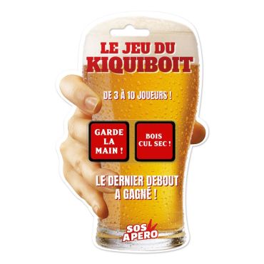 Jeu d'alcool Kiquiboit pour soirées entre amis | jourdefete.com Jeu d'alcool Kiquiboit pour soirées entre amis | jourdefete.com