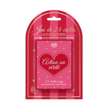 Un jeu de 24 cartes "Action ou Vérité" pour la soirée de la Saint-Valentin | jourdefete.com Un jeu de 24 cartes "Action ou Vérité" pour la soirée de la Saint-Valentin | jourdefete.com